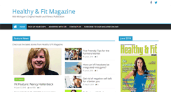 Desktop Screenshot of healthyandfitmagazine.com
