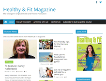 Tablet Screenshot of healthyandfitmagazine.com